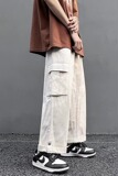 高街复古牛仔裤男直筒宽松ins潮痞帅阔腿休闲长裤G89P38，男装休闲裤，星座1116-2