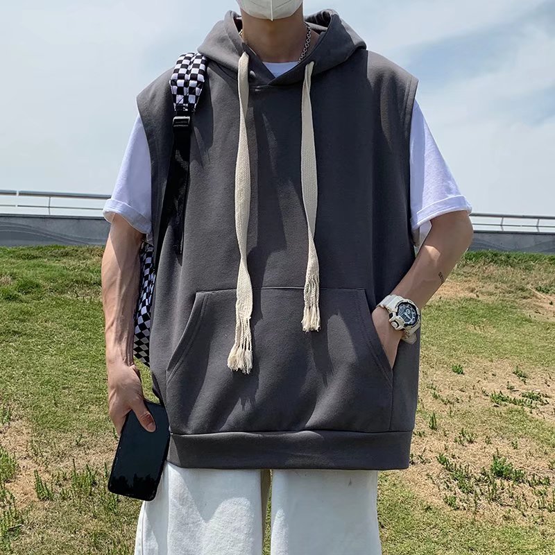 开衫卫衣chic宽松韩风连帽棒球服春夏设计感百搭复古外套B37P30图片