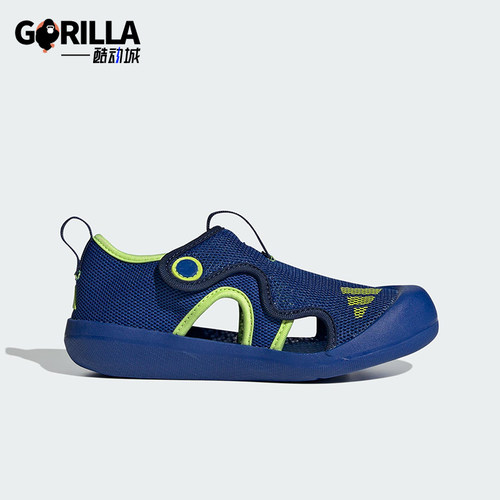 Adidas/阿迪达斯正品春季款大童低帮魔术贴沙滩凉鞋JP5746