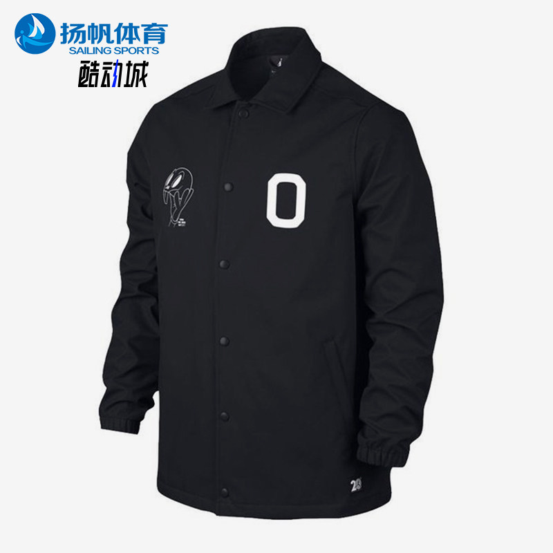 Nike/耐克正品Jordan男士印花衬衫式休闲夹克外套819120-010