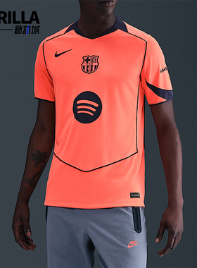 Nike/耐克正品Dri-FIT男士比赛足球运动训练透气短袖HM3201-855