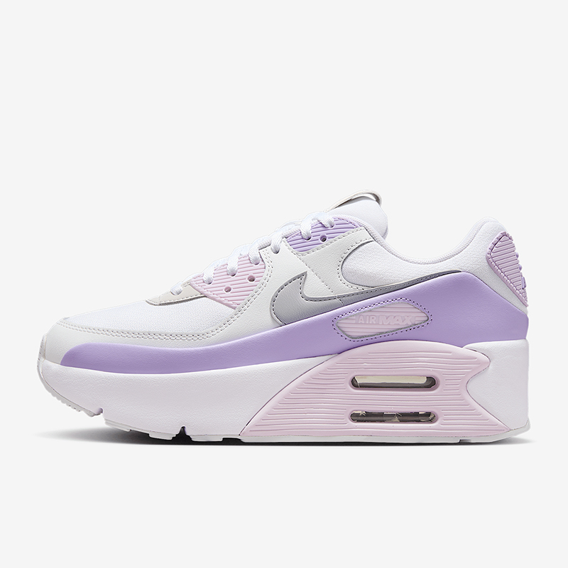 Nike/耐克正品Air Max 90 女士休闲拼接气垫厚底运动鞋FD4328-113