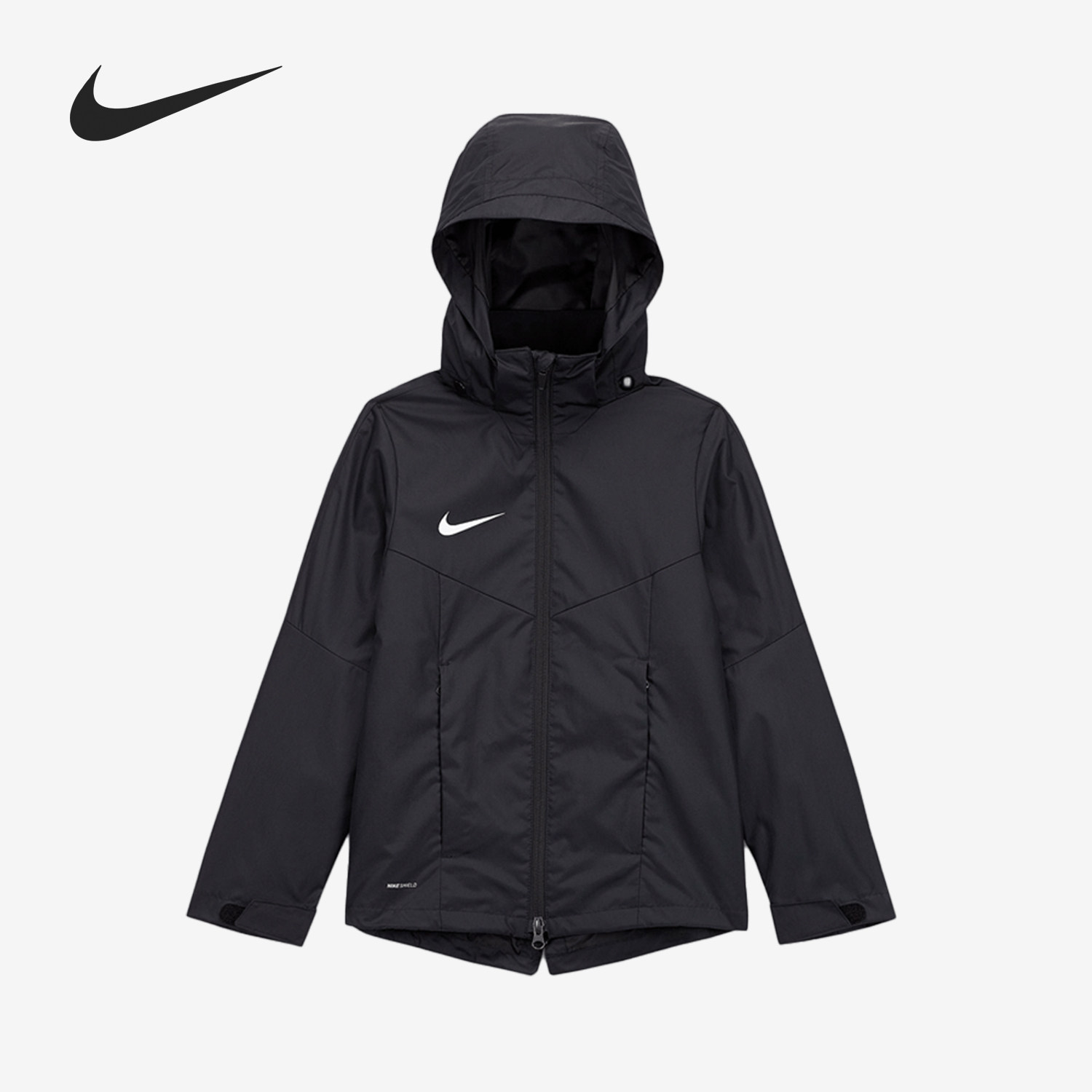 NIKE/耐克官方正品大童春秋舒适足球训练运动连帽夹克外套 893819