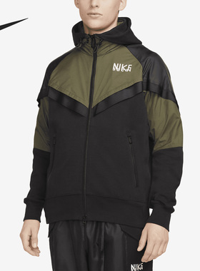 Nike/耐克正品春季新款男女同款运动休闲连帽外套 DQ9030-325