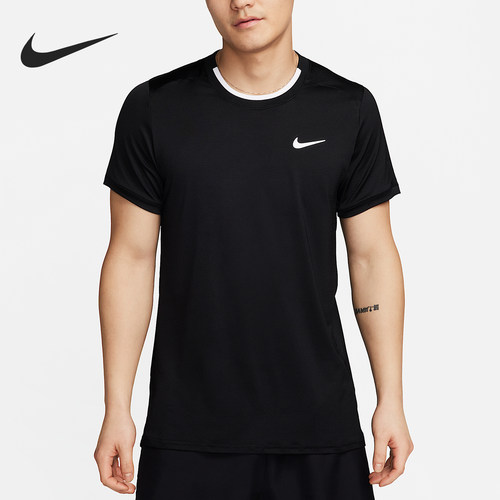 Nike/耐克正品Court Advantage男士圆领运动短袖FD5321-011