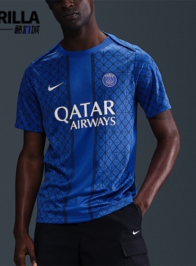 Nike/耐克正品Dri-FIT男士足球训练修身透气经典短袖HJ7150-406