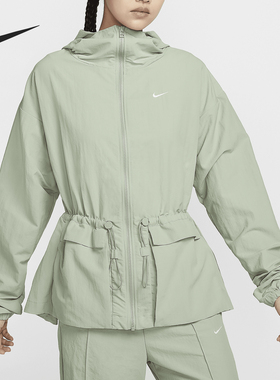 Nike/耐克官方正品当季新款女士防水透气梭织连帽夹克FN3670-370