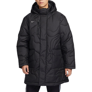 Nike/耐克官方正品当季新款男子保暖中长款运动棉衣FB6337