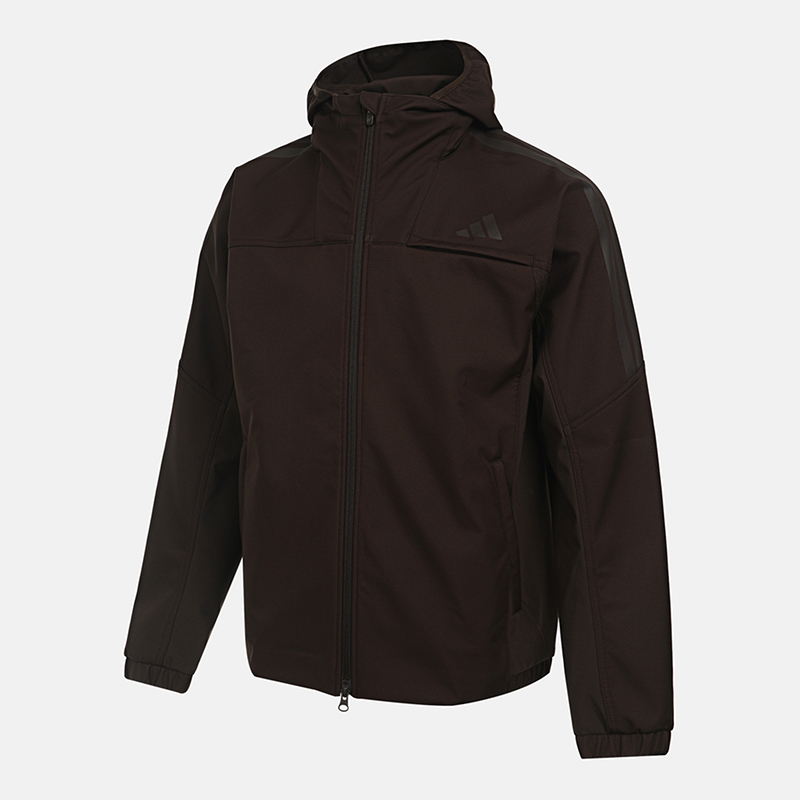 Adidas/阿迪达斯正品2025冬季款男士日常连帽耐穿梭织外套KG5180