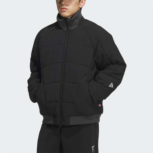 Adidas/阿迪达斯正品2025秋季款男士日常保暖运动宽松棉服KC2570