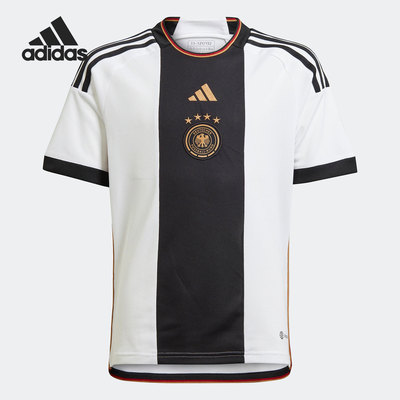Adidas/阿迪达斯正品世界杯德国队主场大童足球球衣T恤HF1467
