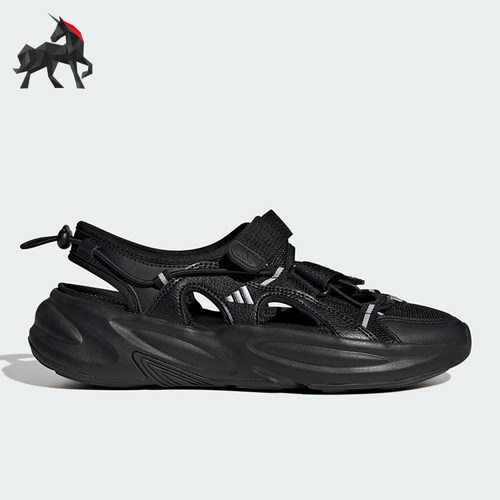 Adidas/阿迪达斯正品OZWAVE SANDAL男女经典魔术贴透气凉鞋JS4582