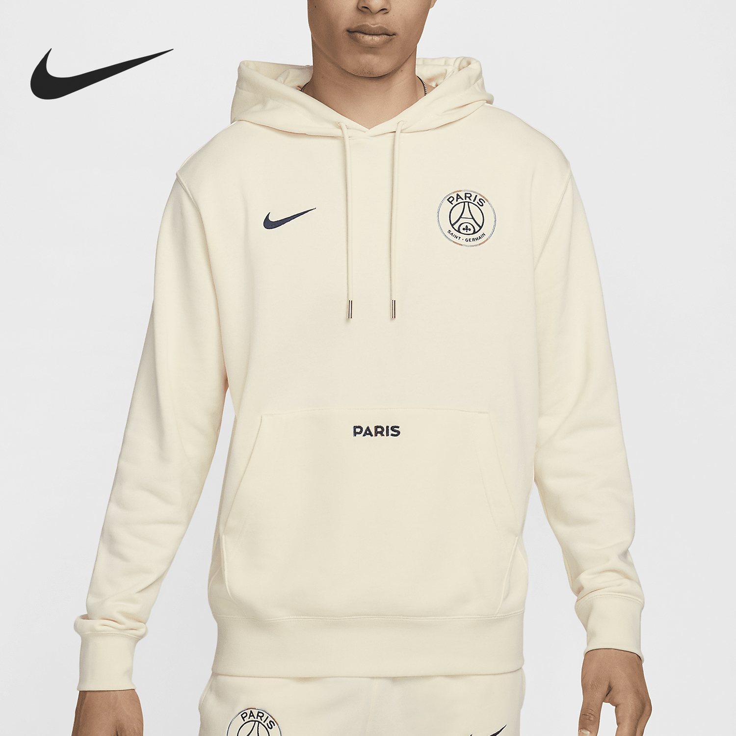 Nike/耐克正品2024新款男士针织柔软时尚连帽卫衣FZ8547-113