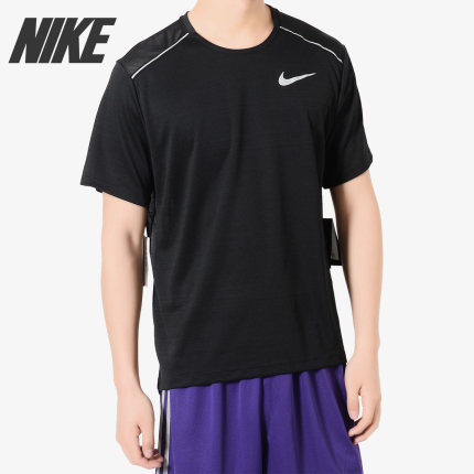 Nike/耐克官方正品夏季男子休闲舒适透气圆领短袖T恤AJ7566-010