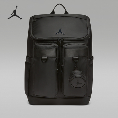 Nike/耐克正品JORDAN男女同款运动休闲收纳便携双肩包IR8414-010