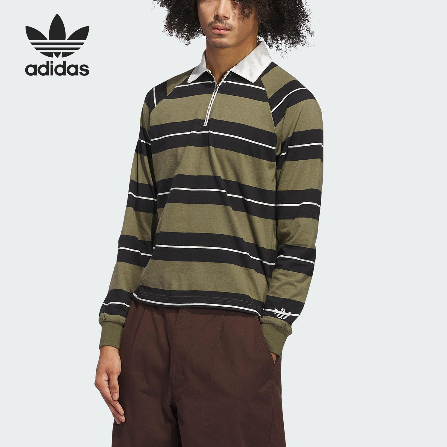 Adidas/阿迪达斯官方正品三叶草男士翻领运动宽松POLO衫JD2841,运动服/休闲服装,运动POLO衫,淘宝优惠券,粉丝福利购,淘宝优惠卷