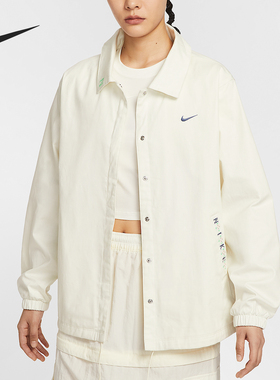 Nike/耐克正品2025女士休闲宽松运动休闲翻领梭织外套IH9274-047