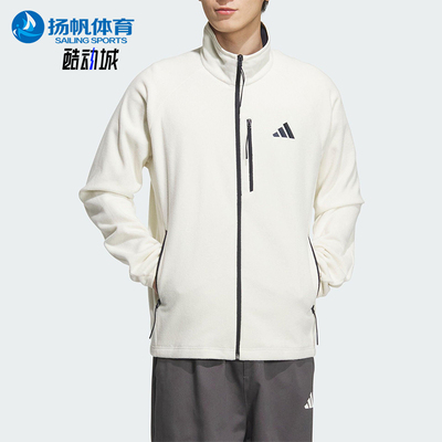 Adidas/阿迪达斯正品FLEECE JACKET男女休闲抓绒运动外套KH1804