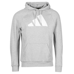 Adidas/阿迪达斯正品 运动卫衣男子连帽卫衣灰色GM6457