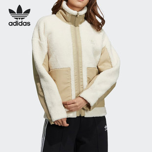 潮流加绒外套 Adidas 阿迪达斯官方正品 三叶草休闲女子时尚 HC6603