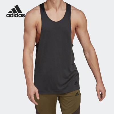 Adidas/阿迪达斯正品当季新款休闲居家男子运动背心HC4435