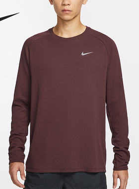 Nike/耐克正品2025男士针织反光运动干爽舒适圆领T恤HV2706-652