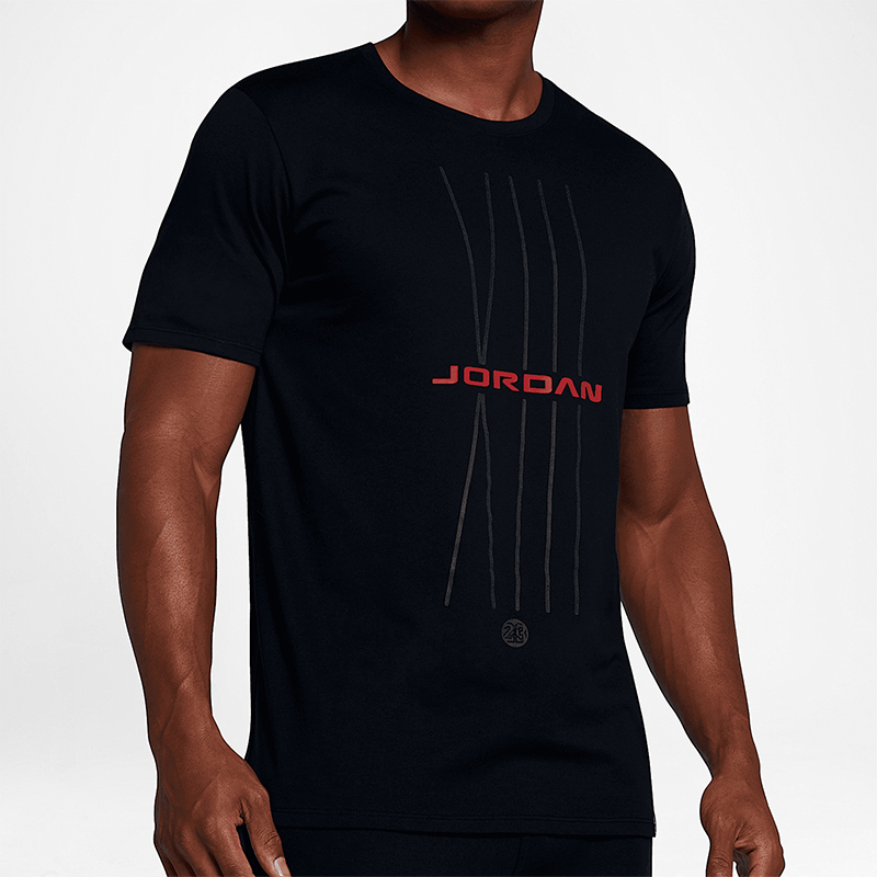 Nike/耐克正品Air Jordan 男士针织圆领短袖T恤908423-010