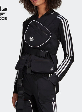 Adidas/阿迪达斯正品三叶草女子舒适休闲运动夹克外套 GL6126