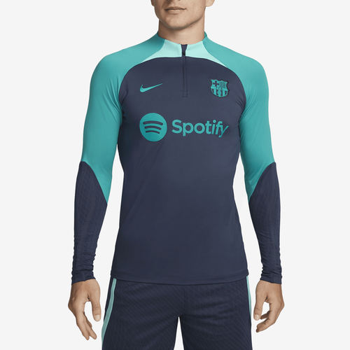 Nike耐克正品巴萨半拉链长袖圆领吸湿排汗速干足球DZ0840-438