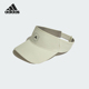 VISOR女士透气运动遮阳经典 Adidas 阿迪达斯正品 空顶帽子JZ5510