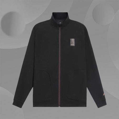 李宁新款正品男子休闲时尚立领运动户外训练运动服AWDS787