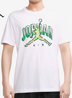 Nike/耐克官方正品AIR JORDAN 男子运动休闲短袖T恤 CZ8384-100