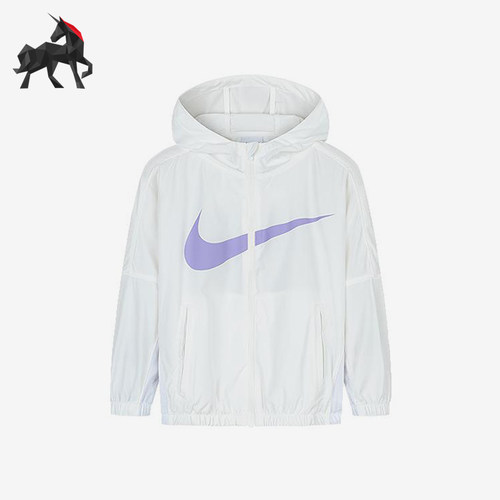 Nike/耐克正品2025新款小童经典梭织连帽夹克外套NY2422070PS-001