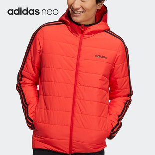 Adidas 男子运动连帽保暖棉服外套GP4927 Neo新款 阿迪达斯官方正品