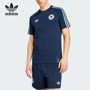 NAdidas/阿迪达斯正品三叶草男士圆领训练经典短袖T恤JZ9342