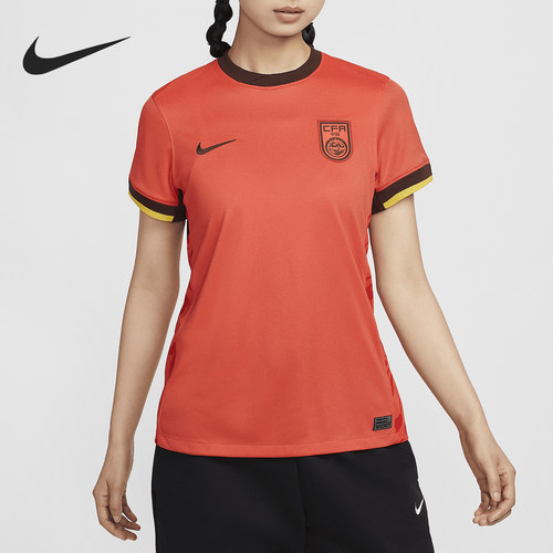 Nike/耐克正品Dri-FIT 女士透气干爽足球短袖球衣FJ4330-633