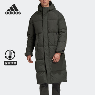 阿迪达斯正品 COA 男子 DOWN 休闲运动羽绒服FT2487 PUFFER Adidas