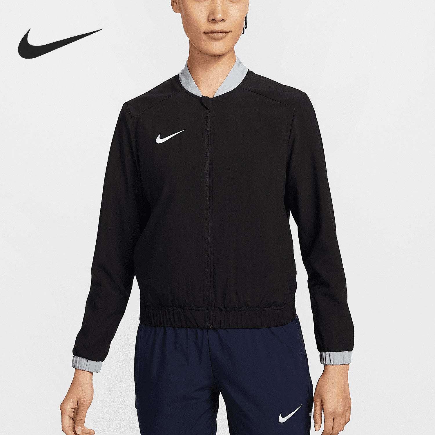 Nike/耐克官方正品Dri-FIT女士运动口袋梭织短款外套IB8901-010,运动服/休闲服装,运动茄克/外套,淘宝优惠券,粉丝福利购,淘宝优惠卷