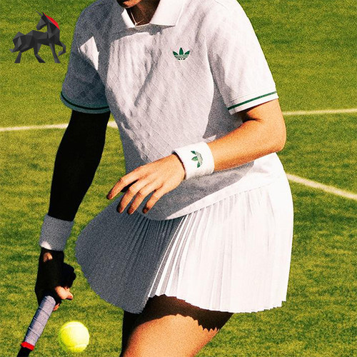 Adidas/阿迪达斯正品三叶草女士运动网球褶饰透气半身裙JM4730