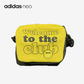 阿迪达斯正品 男女休闲斜挎包 neo 新款 HA0831 SMILEY Adidas
