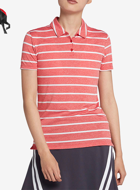 Nike/耐克正品2025女士休闲运动透气条纹耐穿POLO衫AJ5232-657