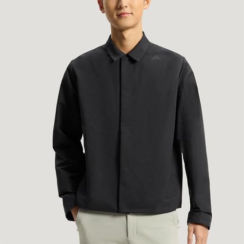 Adidas/阿迪达斯正品武宗系列新款男黑色经典亲肤夹克外套KG0840