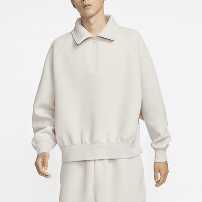 耐克男士运动翻领宽松休闲卫衣