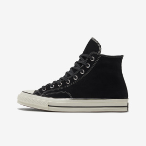 Converse匡威 Chuck 70男女同款帆布鞋高帮休闲春秋黑白色169336C