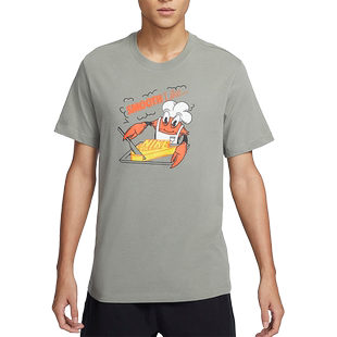 Nike/耐克官方正品当季新款男士印花运动短袖T恤FV3748-053