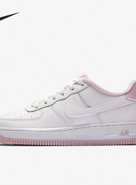 Nike/耐克正品儿童圆头皮革空一号樱花低帮板鞋CD6915-100