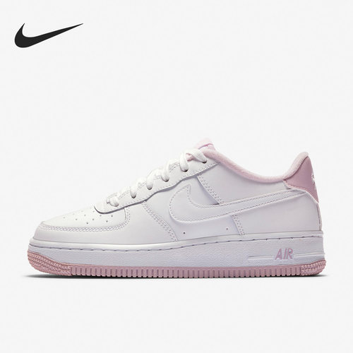 Nike/耐克正品儿童圆头皮革空一号樱花低帮板鞋CD6915-100