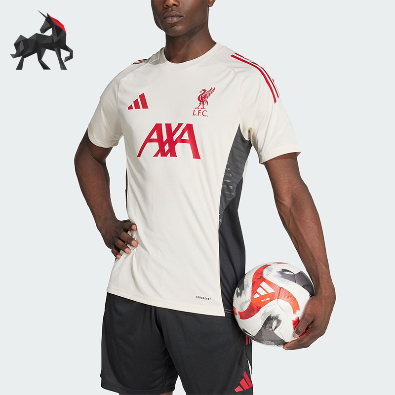 Adidas/阿迪达斯正品利物浦男士圆领足球运动透气短袖球衣JV6574