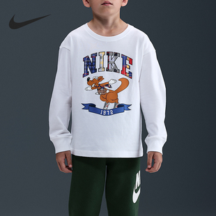 IO6114 Nike 100 小童针织圆领透气长袖 款 耐克正品 2025夏季