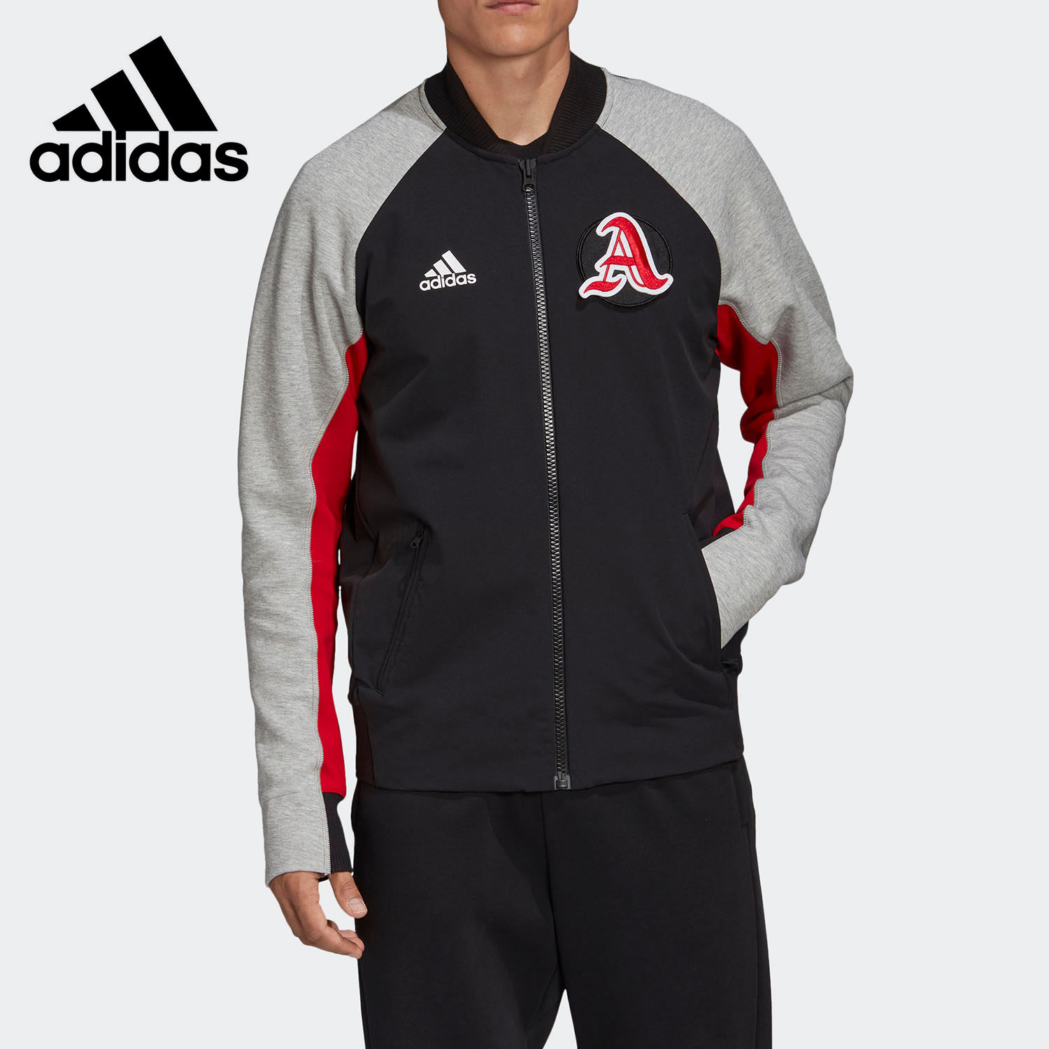 Adidas/阿迪达斯正品春季新款男子棒球服运动夹克外套FL3593